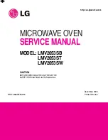 LG LMV2053SB - 2.0 Cu. Ft. Microwave Service Manual предпросмотр