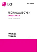 LG LMV2071SB Owner'S Manual preview