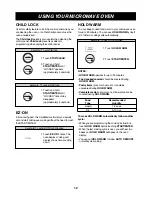 Предварительный просмотр 12 страницы LG LMV2073BB Owner'S Manual