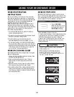 Preview for 15 page of LG LMV2075SB Owner'S Manual