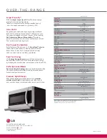 Предварительный просмотр 2 страницы LG LMV2257 series Owner'S Manual