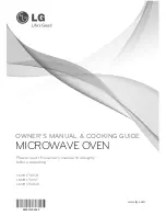 Preview for 1 page of LG LMVH1711ST Owner'S Manual & Cooking Manual