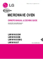 LG LMVM1935SB Owner'S Manual & Cooking Manual preview