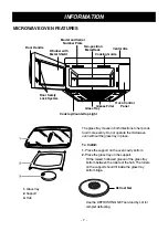 Предварительный просмотр 7 страницы LG LMVM1945SB Owner'S Manual & Cooking Manual