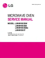 Preview for 1 page of LG LMVM1955 Series Service Manual