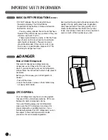 Предварительный просмотр 4 страницы LG LMX21971 User'S Manual And Installation Instructions