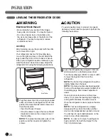 Предварительный просмотр 20 страницы LG LMX21971 User'S Manual And Installation Instructions