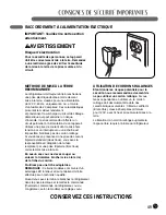 Предварительный просмотр 49 страницы LG LMX21971 User'S Manual And Installation Instructions