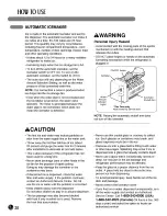 Предварительный просмотр 28 страницы LG LMX21984 Series User'S Manual & Installation Instructions