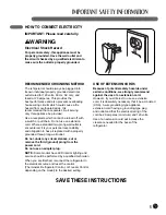 Preview for 5 page of LG LMX21985 series User'S Manual & Installation Instructions