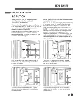 Предварительный просмотр 27 страницы LG LMX28983 Series User'S Manual And Installation Instructions