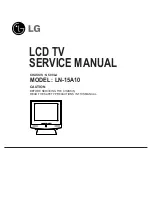 LG LN-15A10 Service Manual предпросмотр