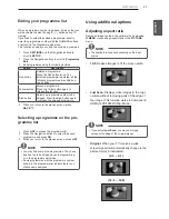 Предварительный просмотр 27 страницы LG LN405 Series Owner'S Manual