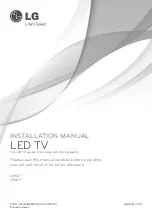 LG LN54 series Installation Manual предпросмотр