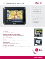Предварительный просмотр 1 страницы LG LN735 Specifications