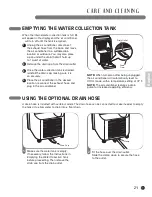 Preview for 21 page of LG LP 1200DXR User'S Manual & Installation Instructions