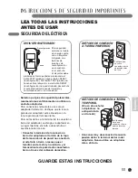 Предварительный просмотр 53 страницы LG LP 1200DXR User'S Manual & Installation Instructions