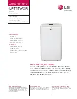 Preview for 1 page of LG LP1111WXR Specifications