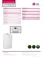 Preview for 2 page of LG LP1111WXR Specifications