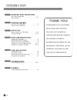 Preview for 2 page of LG LP1200SDR User'S Manual & Installation Instructions