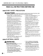 Preview for 4 page of LG LP1200SDR User'S Manual & Installation Instructions