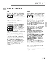 Preview for 11 page of LG LP1200SDR User'S Manual & Installation Instructions