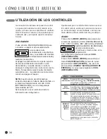 Предварительный просмотр 34 страницы LG LP1200SDR User'S Manual & Installation Instructions