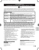 Предварительный просмотр 49 страницы LG LP1200SDR User'S Manual & Installation Instructions