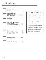 Preview for 2 page of LG LP1210BXR User'S Manual & Installation Instructions