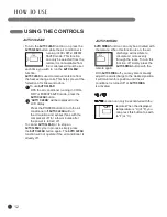 Preview for 12 page of LG LP1210BXR User'S Manual & Installation Instructions