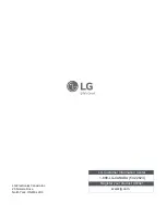 Предварительный просмотр 28 страницы LG LP1215GXR Owner'S Manual