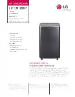 LG LP1311BXR Specifications preview