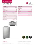 Preview for 2 page of LG LP1411SHR Specifications