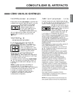 Предварительный просмотр 13 страницы LG LP1415GXR Owner'S Manual