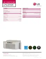 Preview for 2 page of LG LP6011ER Specifications