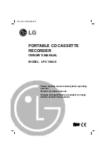 Preview for 1 page of LG LPC-130A Owner'S Manual