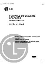 LG LPC-140A Owner'S Manual предпросмотр