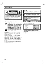 Preview for 2 page of LG LPC-140A Owner'S Manual