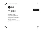 Preview for 1 page of LG LPC - M150X Manual
