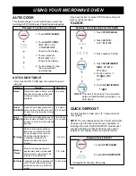 Preview for 14 page of LG LPRM1270ST Owner'S Manual & Cooking Manual