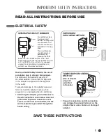 Предварительный просмотр 5 страницы LG LR120CE User'S Manual & Installation Instructions