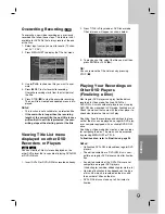 Предварительный просмотр 49 страницы LG LRA-516 Owner'S Manual