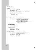 Предварительный просмотр 54 страницы LG LRA-516 Owner'S Manual