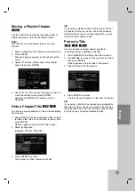Предварительный просмотр 41 страницы LG LRA-850 Owner'S Manual