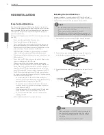 Предварительный просмотр 14 страницы LG LRA3040N-NH Owner'S Manual