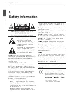 Preview for 2 page of LG LRD5080 Series Owner'S Manual