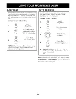 Preview for 13 page of LG LRDM1240B Owner'S Manual & Cooking Manual