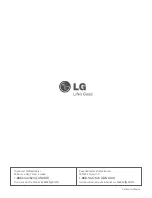 Preview for 12 page of LG LRE3012S Installation Manual