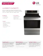 Preview for 1 page of LG LRE3021ST Specification