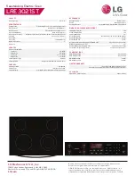 Preview for 2 page of LG LRE3021ST Specification